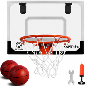 Wall Mounted Basketball Hoop Set with Complete Accessories