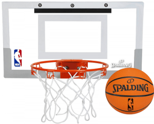 Spalding Over-The-Door Mini Basketball Hoop Wall Mount(1)