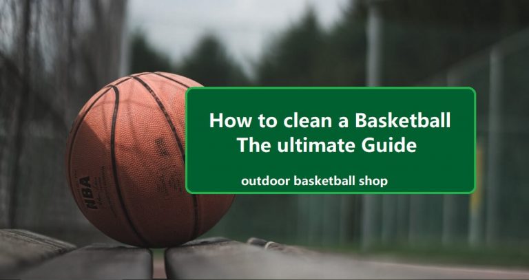 Cleaning a basketball