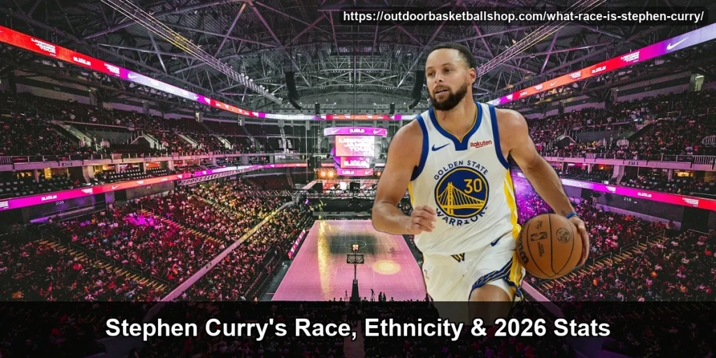 Stephen Curry portrait highlighting his race and ethnicity in 2026